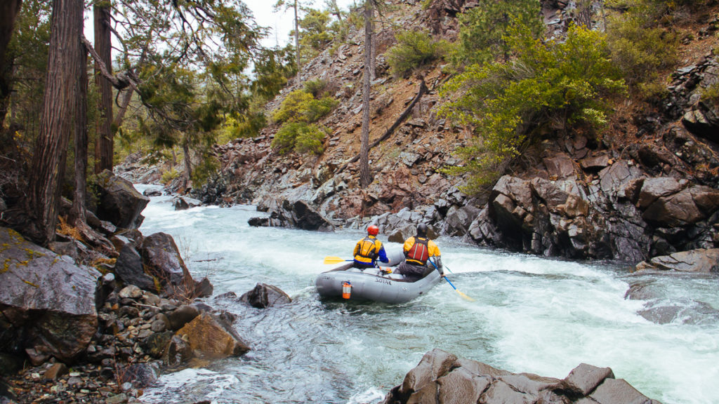 Rafting on Josephine Creek