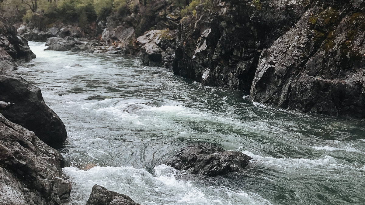 The Chetco River just downstream of Fresno Creek