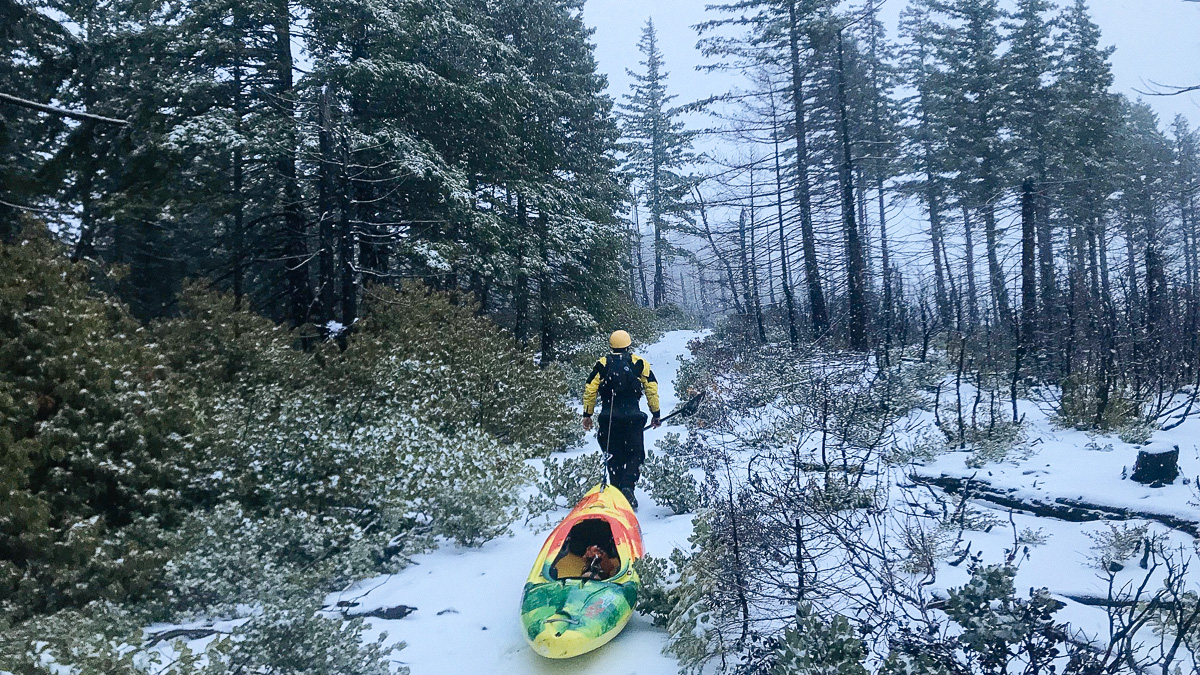 Hiking into Fresno Creek